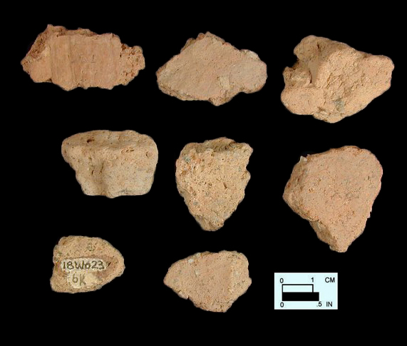 Dames Quarter body sherds from Nassawango, site 18WO23/6K.